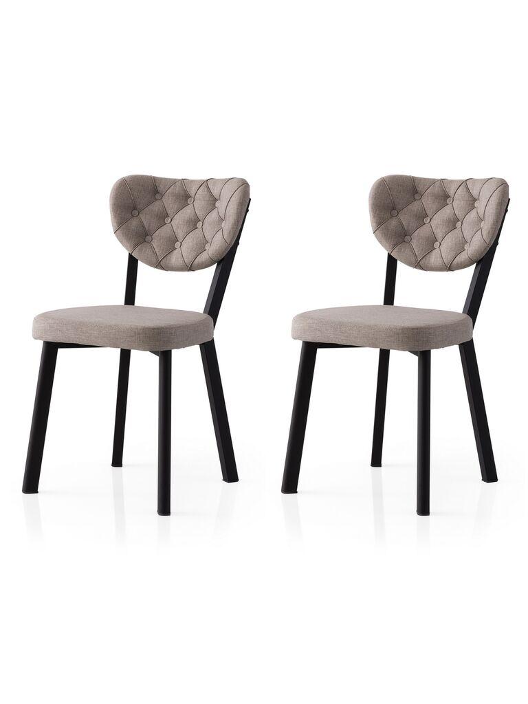 Hanah Home Set trpezarijskih stolica  Enzo 808 V2, 2 komada,  Sivi