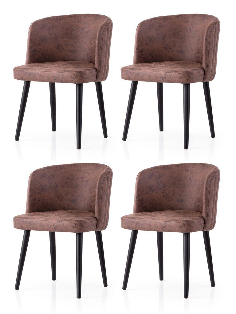 Hanah Home Set trpezarijskih stolica  Zen 4207 V4, 4 komada,  Braon