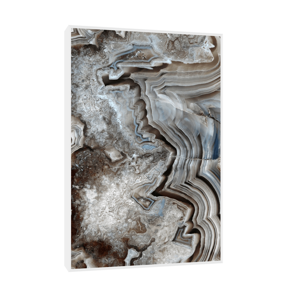 Canvas Slika na platnu Ahat, Sa ramom, 30 x 45 cm, Beli