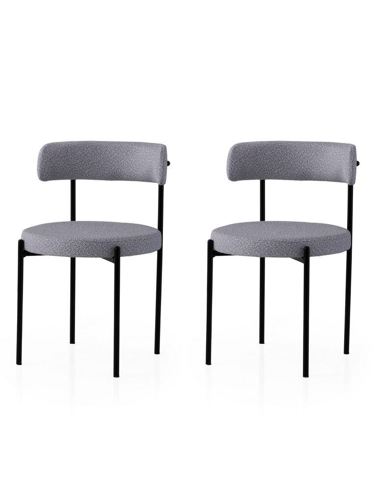 Hanah Home Set trpezarijskih stolica  Gini 4013 V2, 2 komada,  Sivi