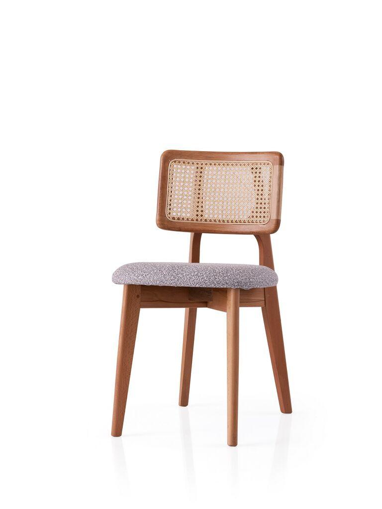 Hanah Home Trpezarijska stolica Punto 4451, 43x80x46,5 cm,  Svetlosiva