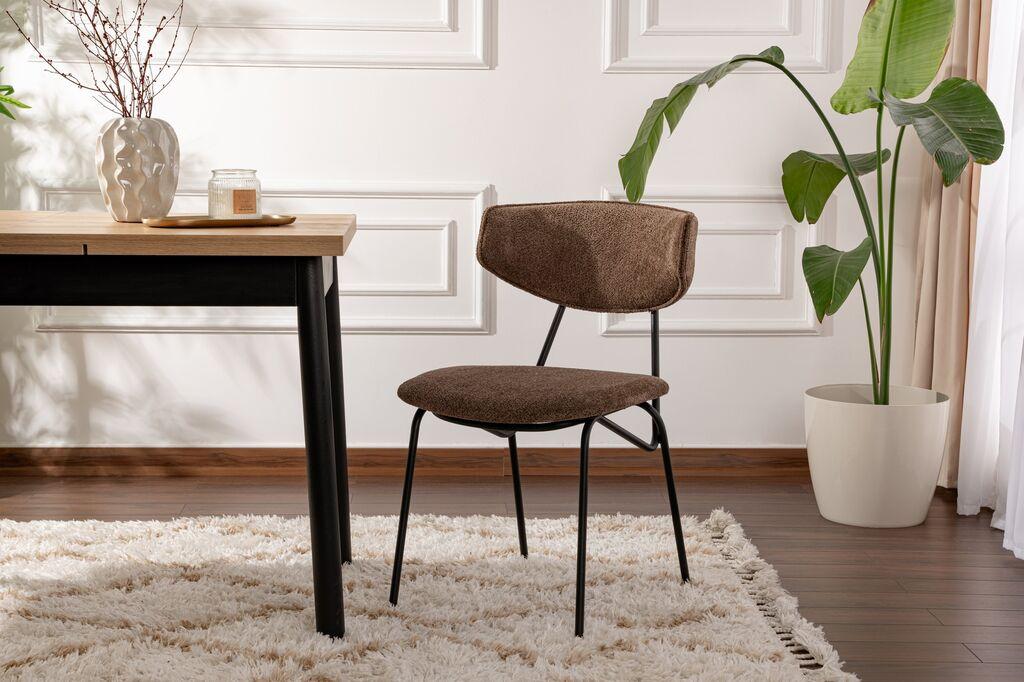 Hanah Home Set trpezarijskih stolica Nancy , 2 komada,  Braon