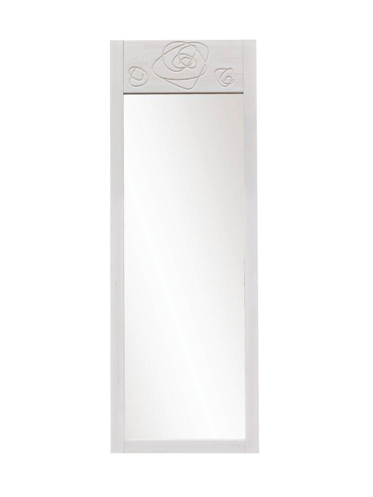 Hanah Home Samostojeće ogledalo Roses, 55x155x2 cm,  Belo