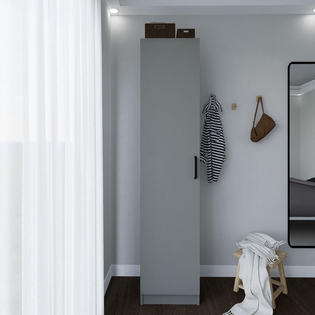 Hanah Home Garderober Yaman 1600-040, 40x182x47 cm, Sivi