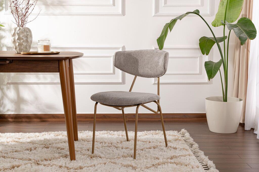 Hanah Home Set trpezarijskih stolica Nancy , 2 komada,  Svetlosivi