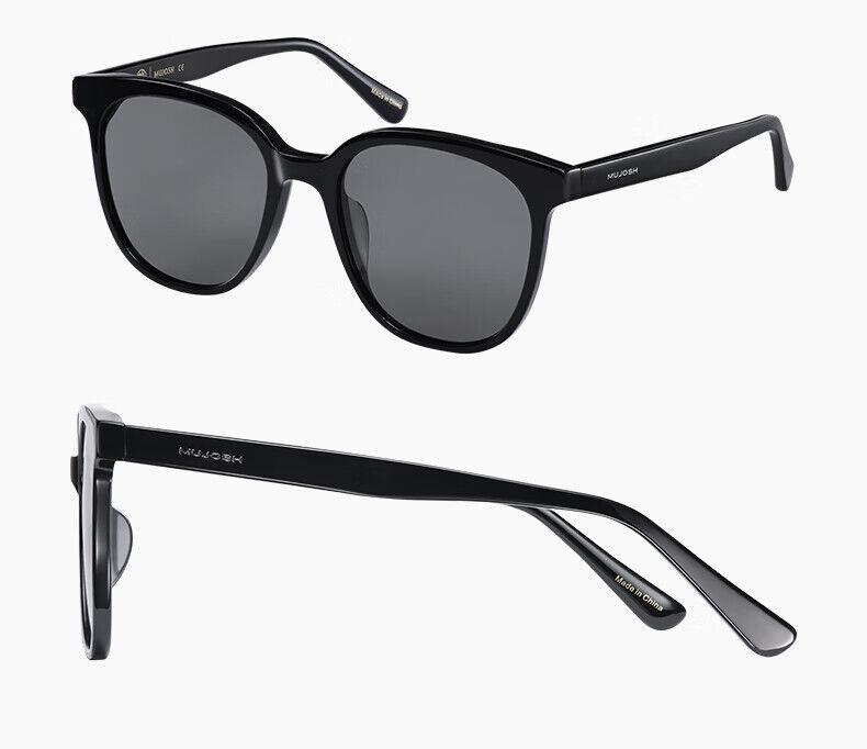 Mujiushi Unisex naočare za sunce, Crne