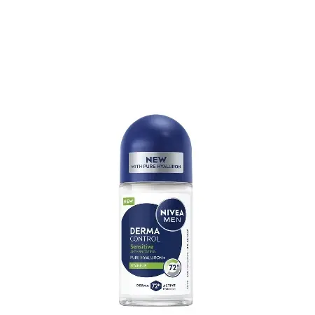 Nivea Roll-on dezodorans za muškarce Derma Control Sensitive, 50 ml