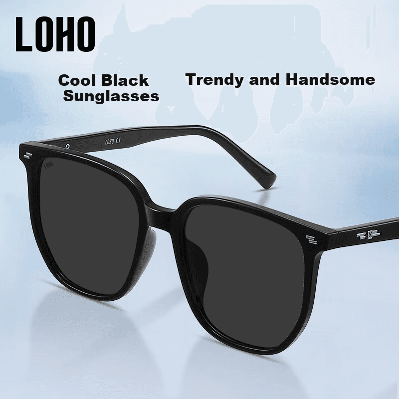 Loho Unisex naočare za sunce, Crne