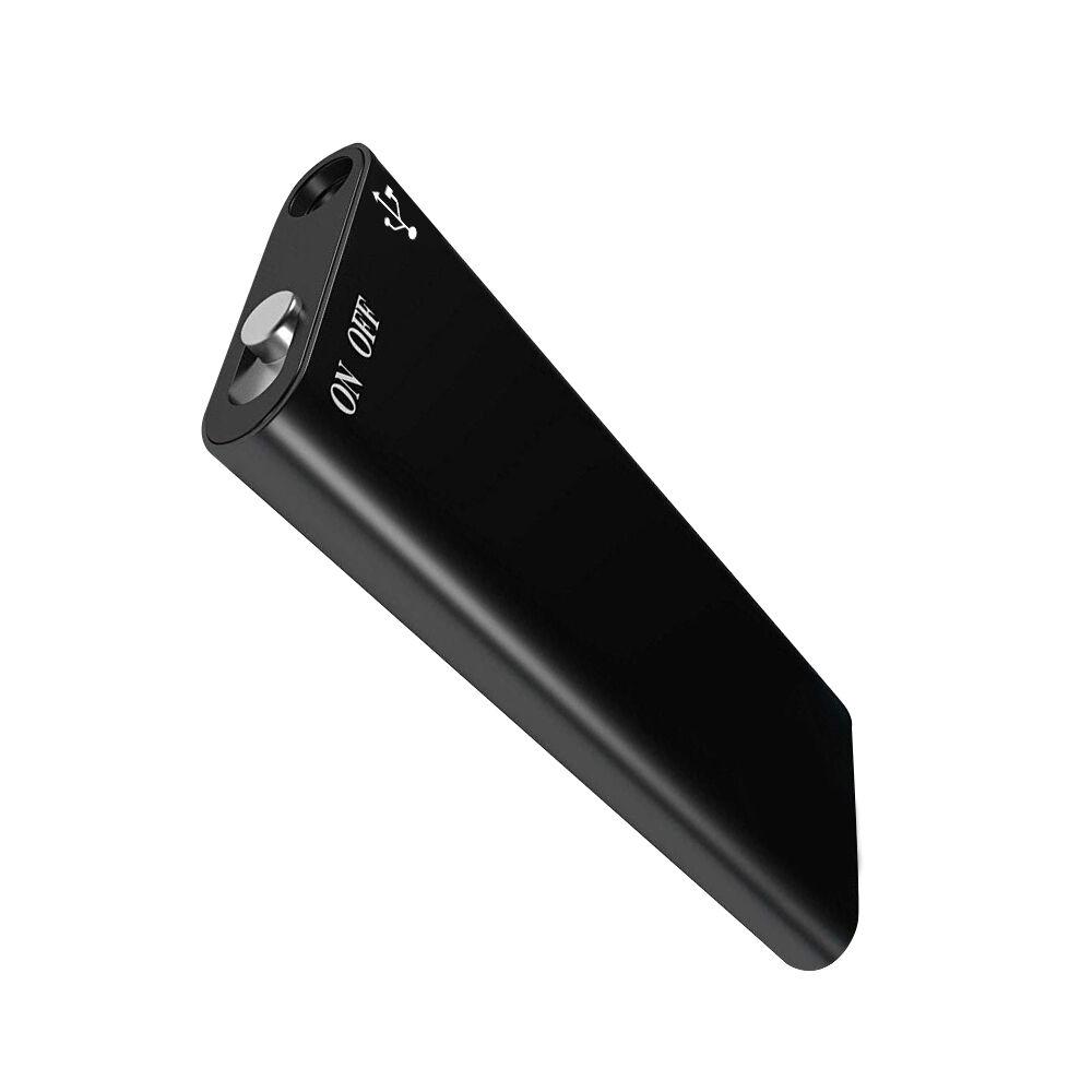 Diktafon 16GB USB Voice Recorder+ slušalice 3.5mm, Crni