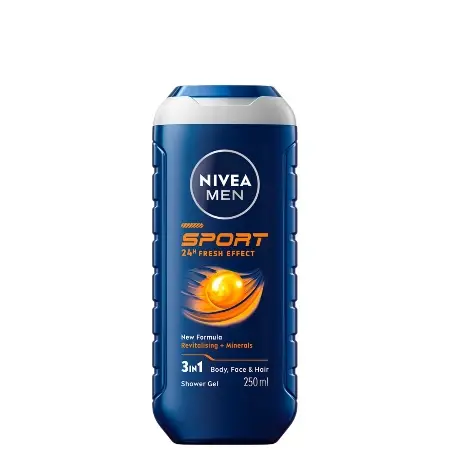 Nivea Gel za tuširanje za muškarce Sport, 250 ml
