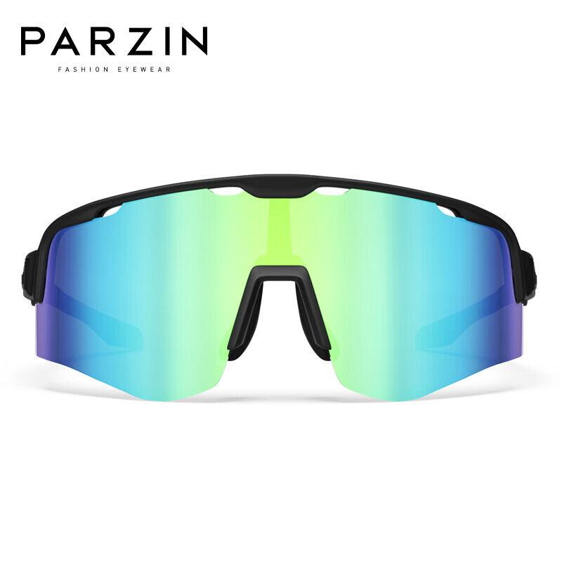 Parzin Unisex naočare za sunce, Crno-svetloplave