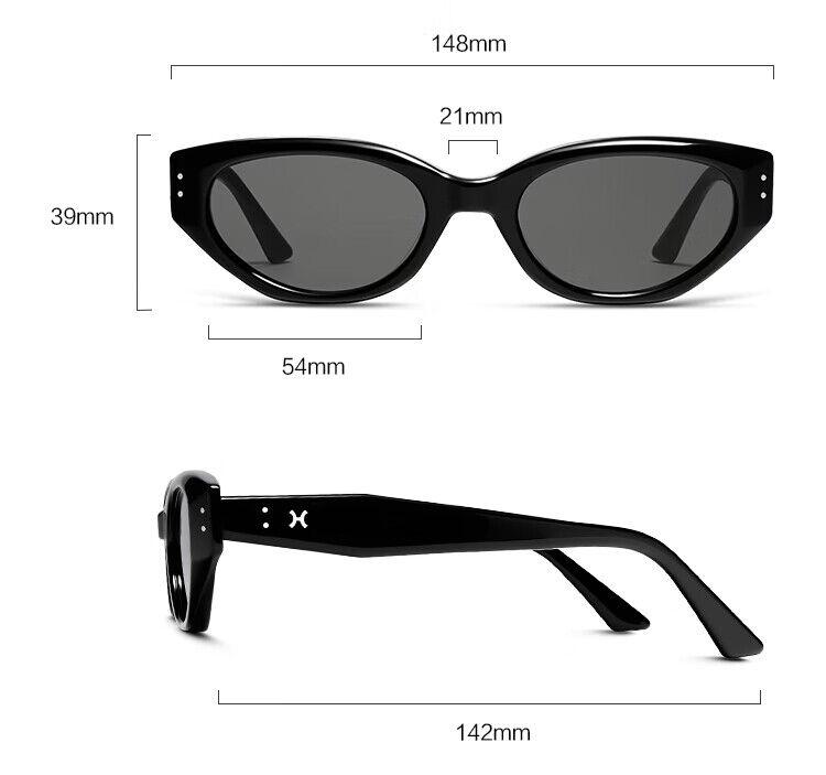 Loho Unisex naočare za sunce, Crne