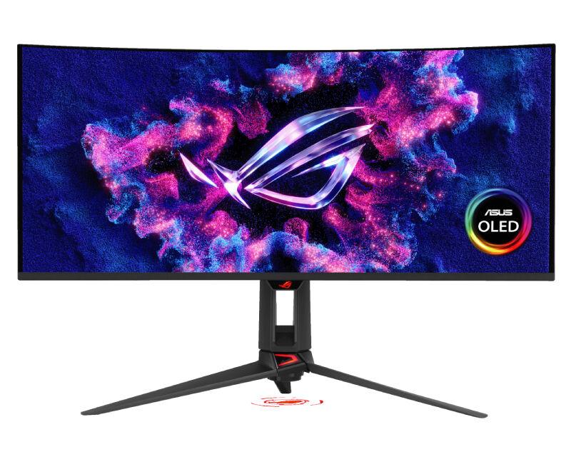 Asus Gaming monitor 34" ROG Swift PG34WCDN UWQHD 3440x1440 QD-OLED 360 Hz HDR10 zakrivljeni