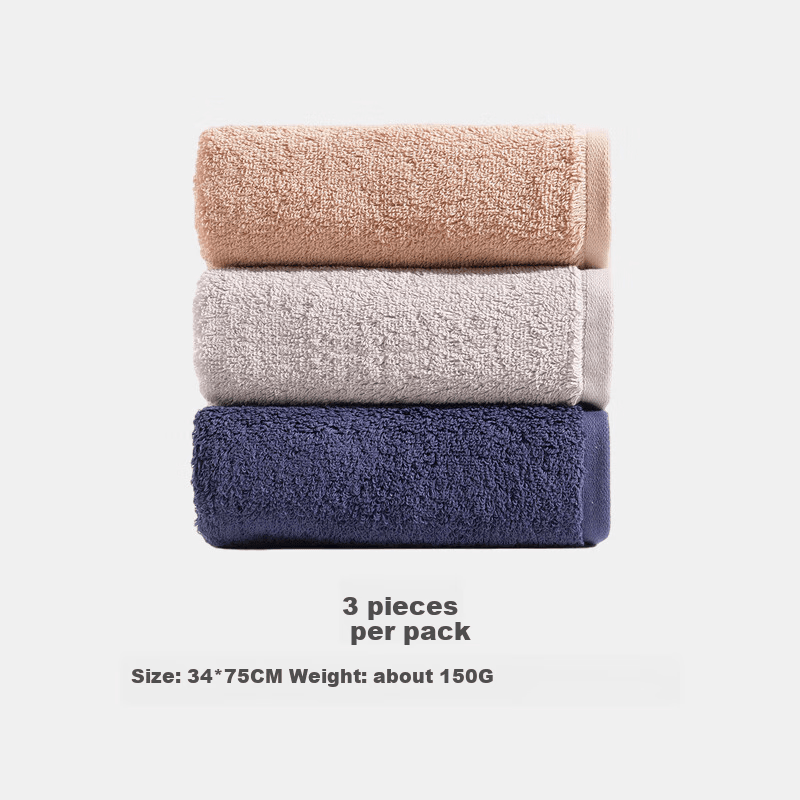 Loftex Set peškira, 34x75cm, 3 komada, Višebojni