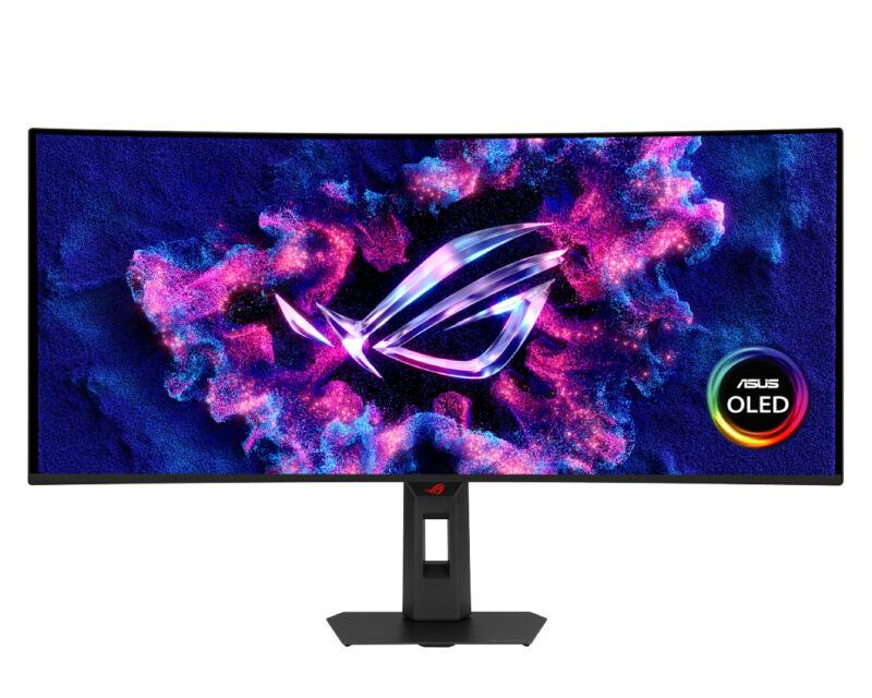 Asus Gaming monitor 34" ROG Strix XG34WCDMS UWQHD 3440x1440 QD-OLED 280 Hz HDR10 zakrivljeni