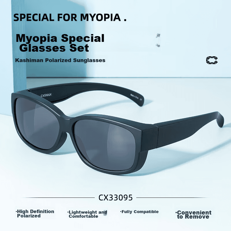Caxman Unisex naočare za sunce, Crne