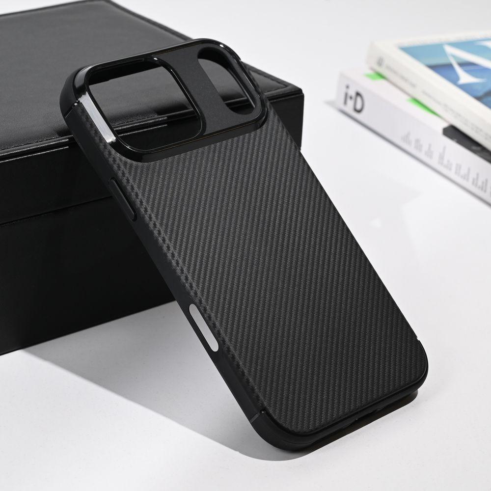 Maska za iPhone 17 Pro Max 6.9 Defender Carbon, Crna