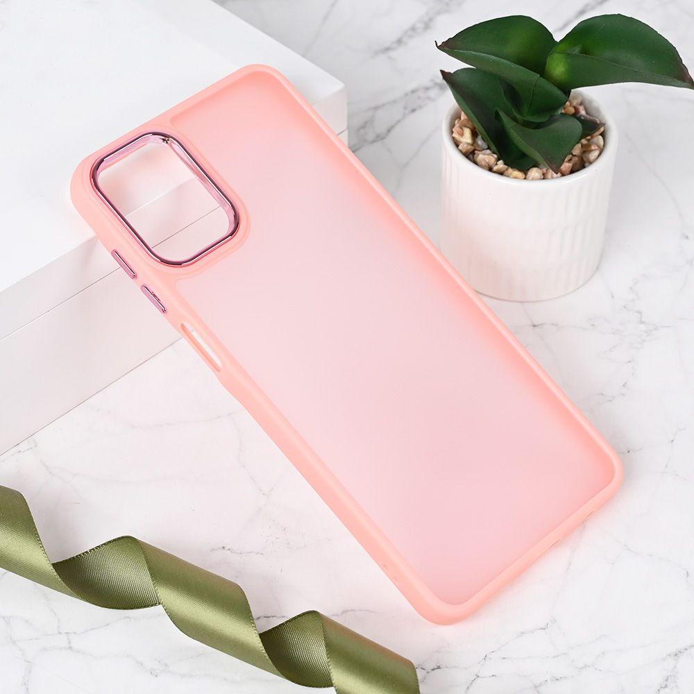 Maska za Samsung A075F Galaxy A07 4G Shining Camera, Roze