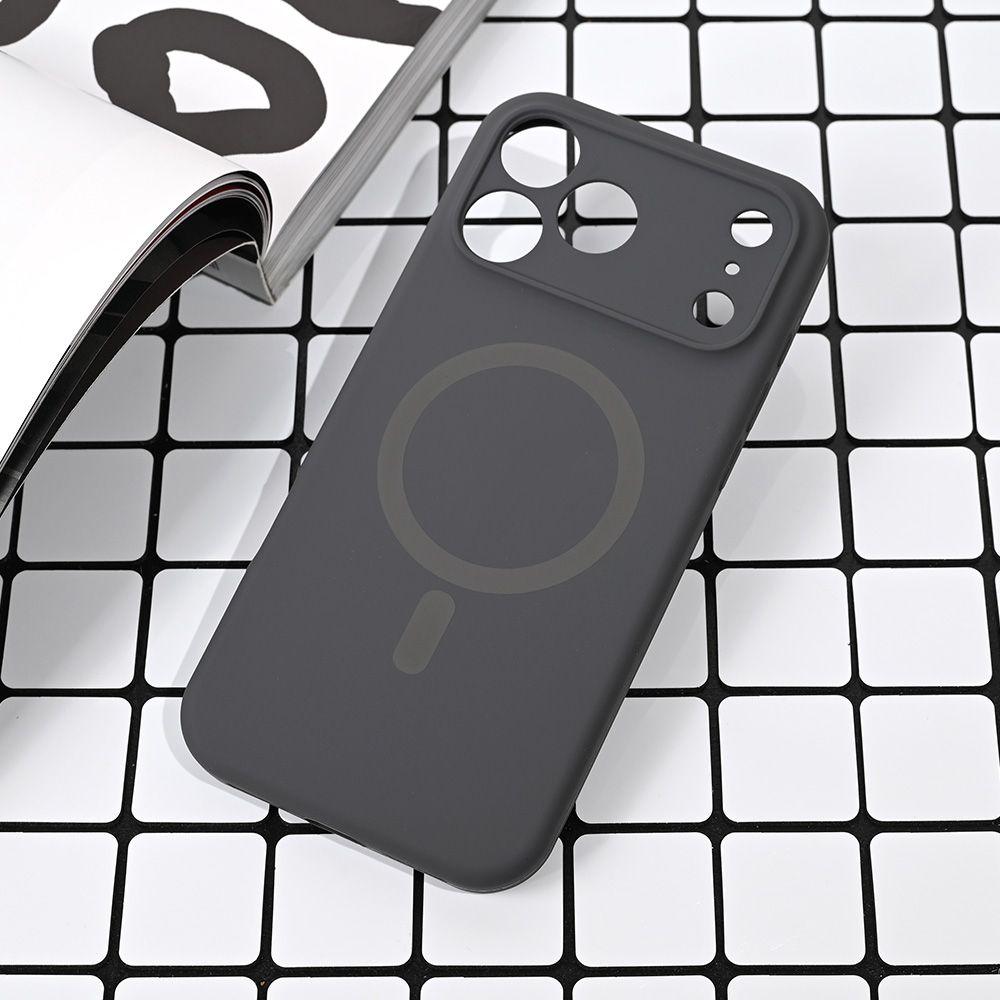 Maska za iPhone 17 Pro Max 6.9 Magsafe Pure color, Siva