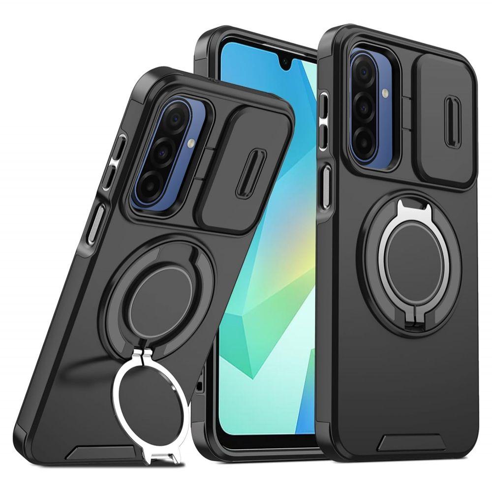 Maska za Samsung A175F Galaxy A17 CamShield Ring stand, Crna