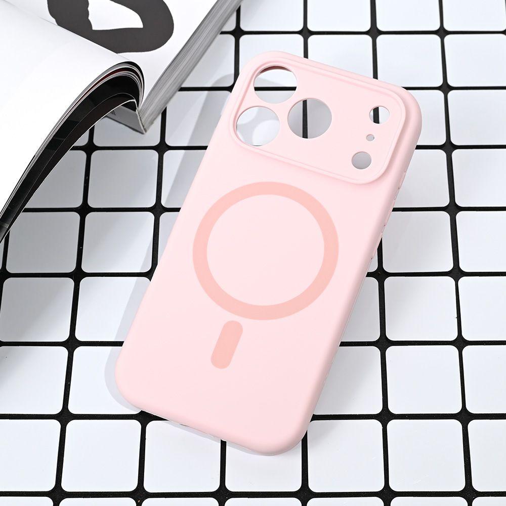 Maska za iPhone 17 Pro 6.3 Magsafe Pure color, Roze