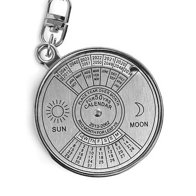 Privezak za ključeve 50 year, Srebrne boje