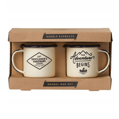 Gentlemen's Hardware Set šolja za espresso, 2 komada, Krem