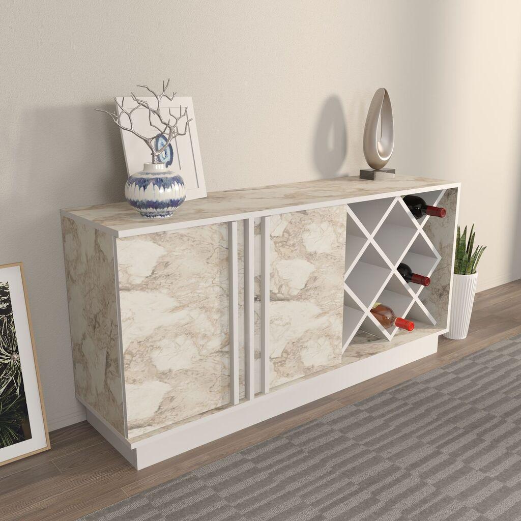 Hanah Home Komoda Luna, 70x40x148 cm, Krem