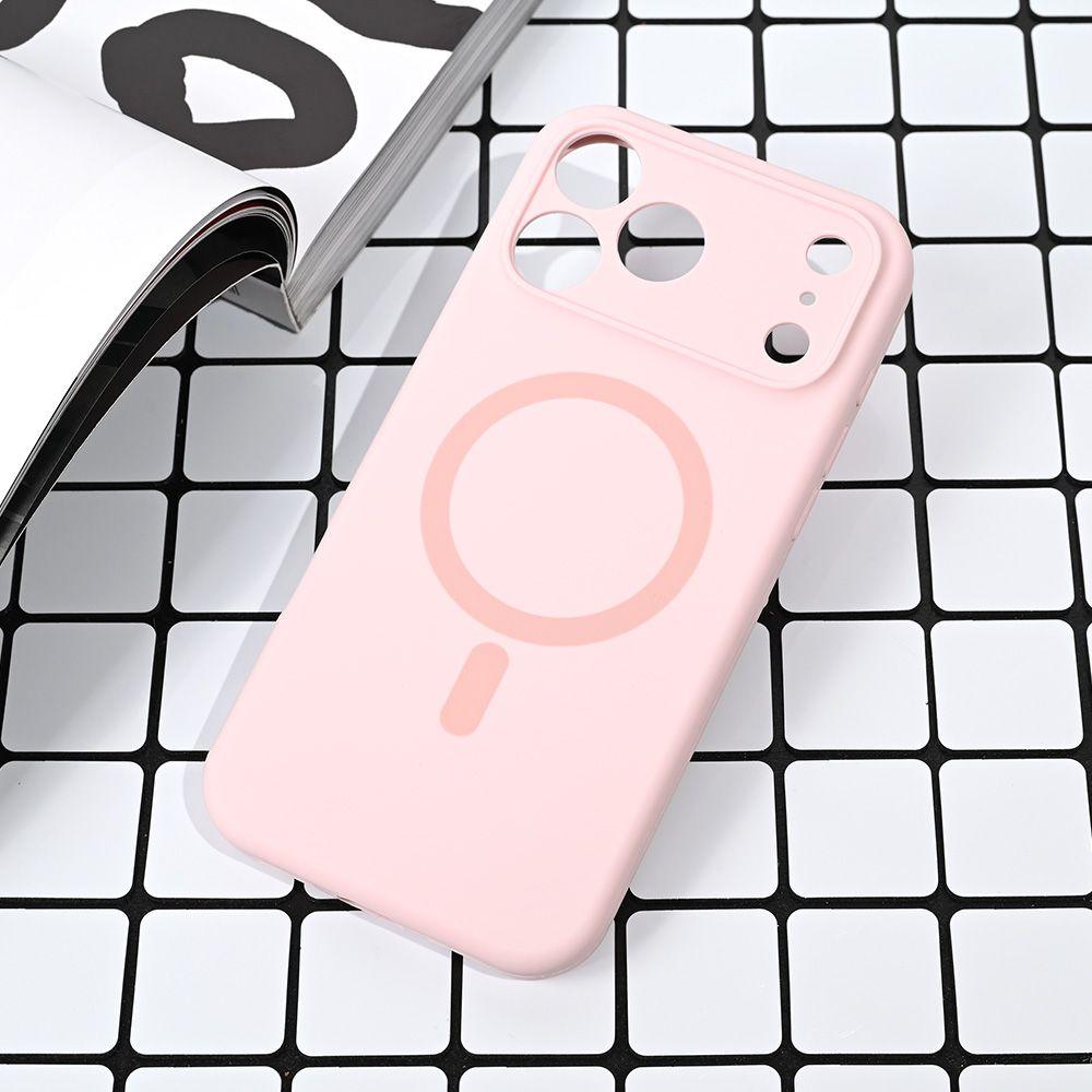 Maska za iPhone 17 Pro Max 6.9 Magsafe Pure color, Roze