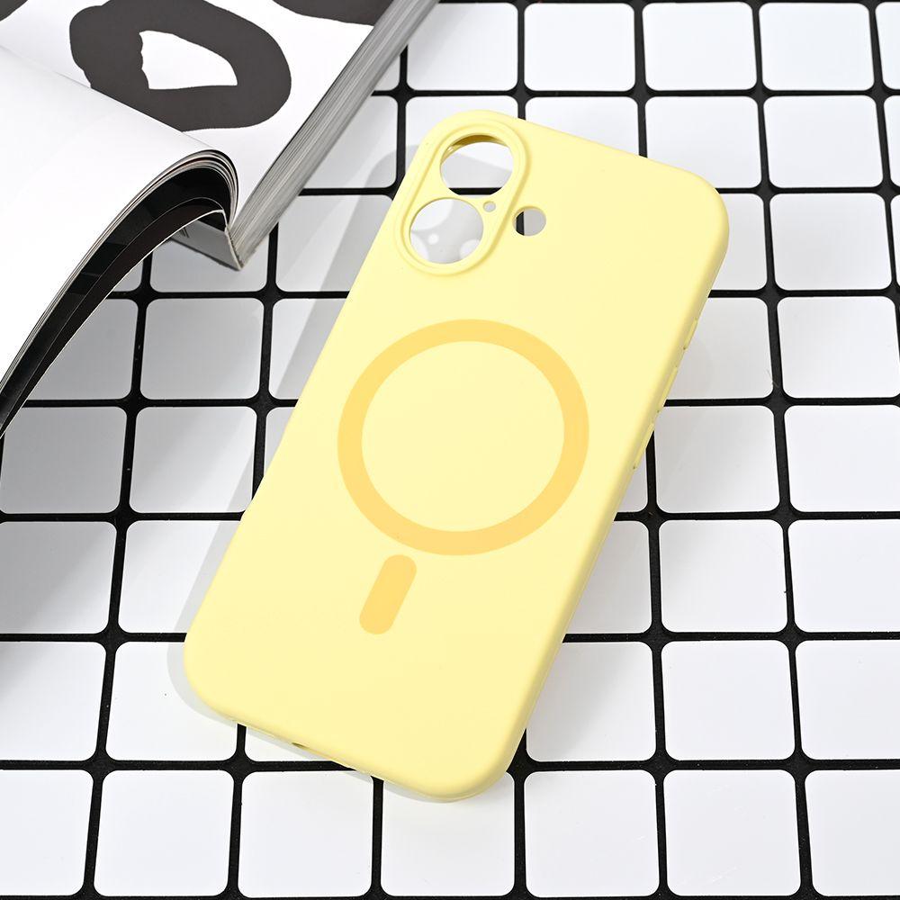 Maska za iPhone 17 6.3 Magsafe Pure color, Žuta