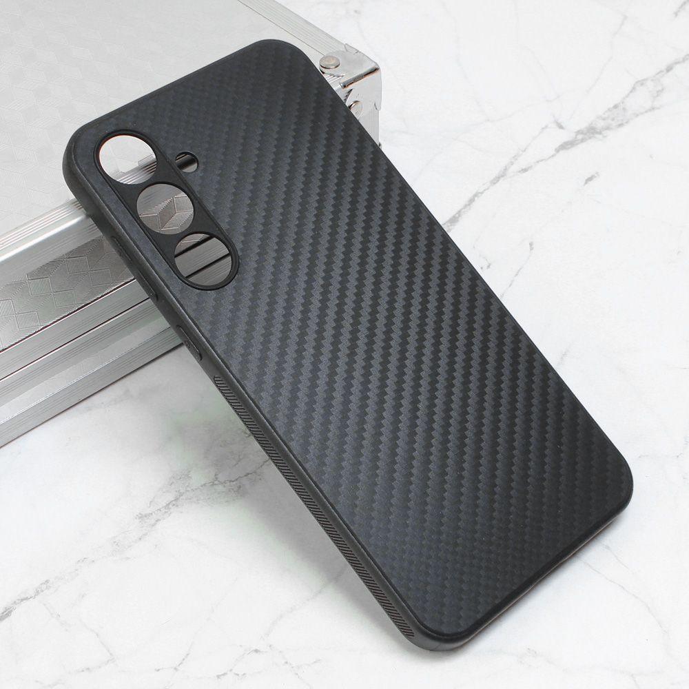 Carbon Fiber Maska za Samsung S731B Galaxy S25 FE, Crna