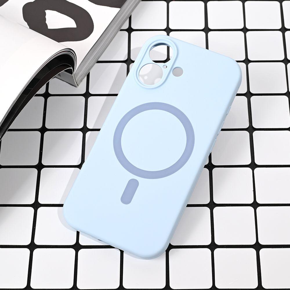 Maska za iPhone 17 6.3 Magsafe Pure color, Svetloplava