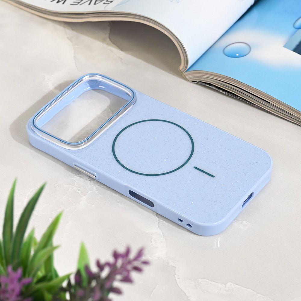 Maska za iPhone 17 Pro 6.3 Magsafe Sparkle Dust, Plava