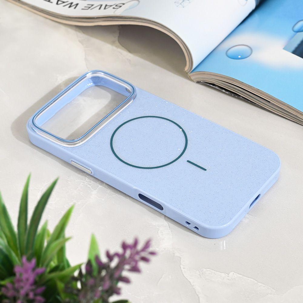 Maska za iPhone 17 Pro Max 6.9 Magsafe Sparkle Dust, Plava