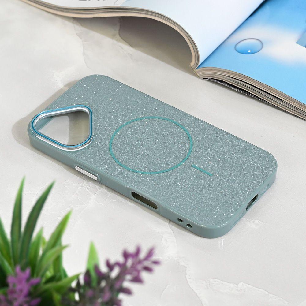 Maska za iPhone 17 6.3 Magsafe Sparkle Dust, Zelena