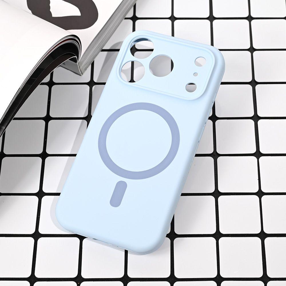 Maska za iPhone 17 Pro 6.3 Magsafe Pure color, Svetloplava
