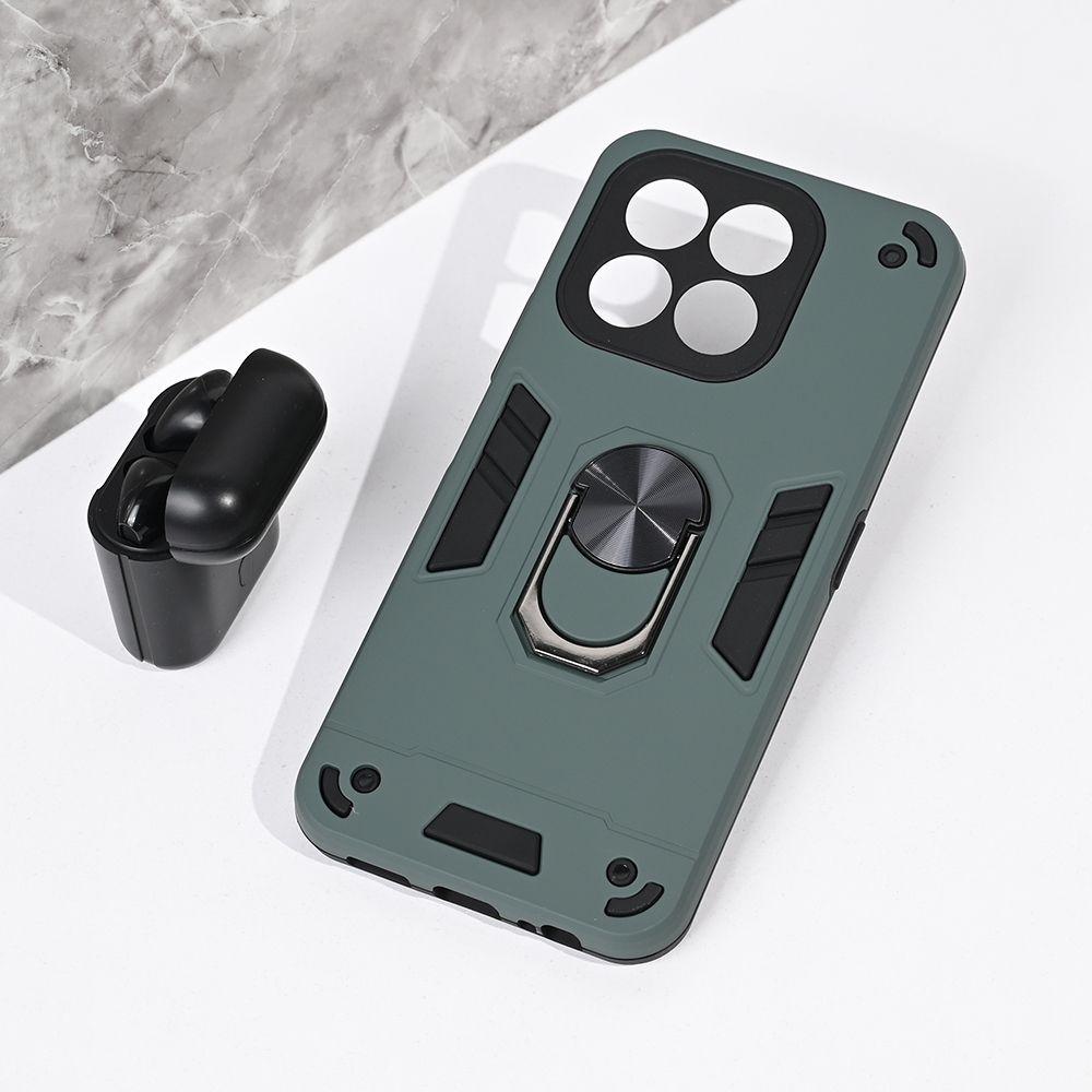 Maska za Honor X6c Hard Ring, Tamnosiva