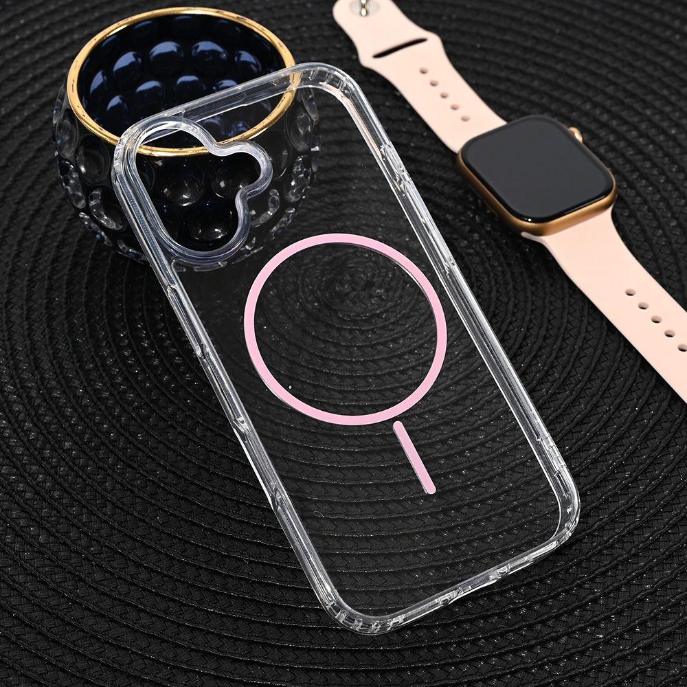 Maska za iPhone 17 6.3 Magsafe Color Line, Roze