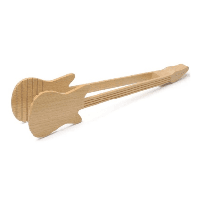 Kikkerland Hvataljka za salatu Rocking Tongs, Bež