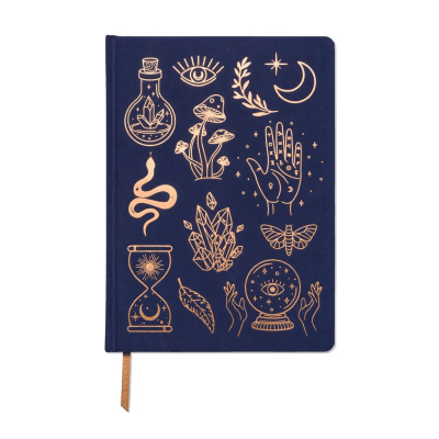 Kikkerland Agenda Jumbo Journal Mystic icons, Teget