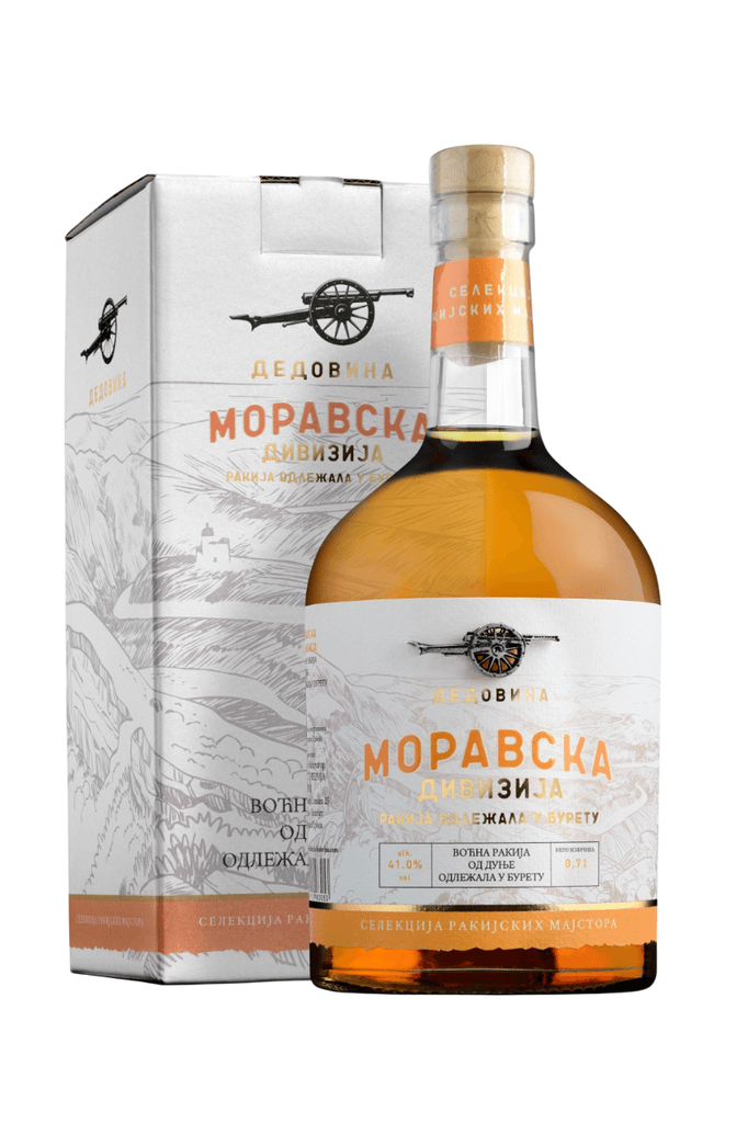 Moravska Divizija Rakija odležala u buretu od dunje, 0.7l, Alk. 41.0