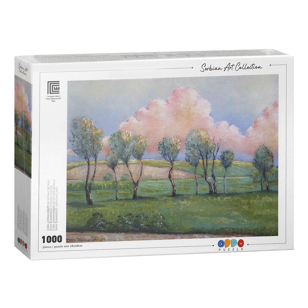 Oddo Puzzle Slagalica Sava Šumanović - Večernji oblaci Serbian Art Collection 241699 1000 delova