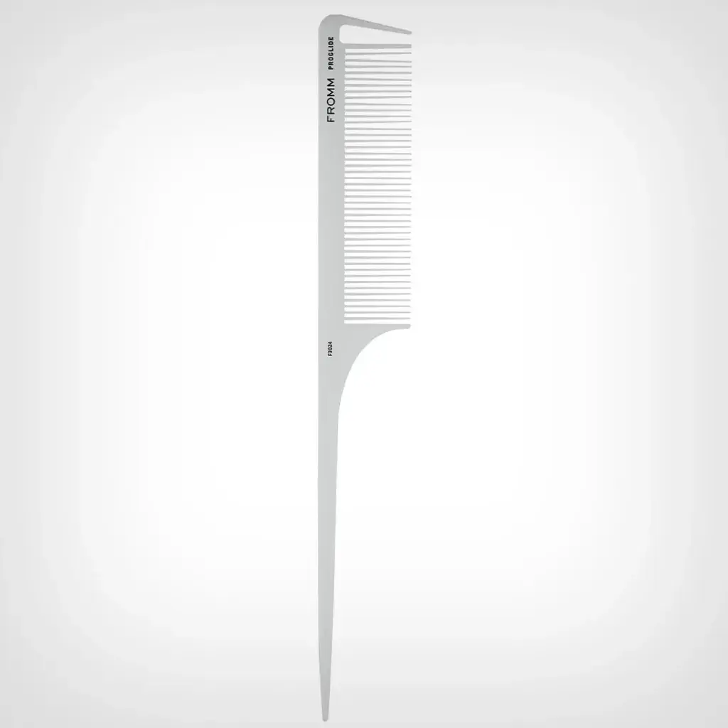Fromm Češalj za kosu Proglide Rat Tail 9.25, Beli