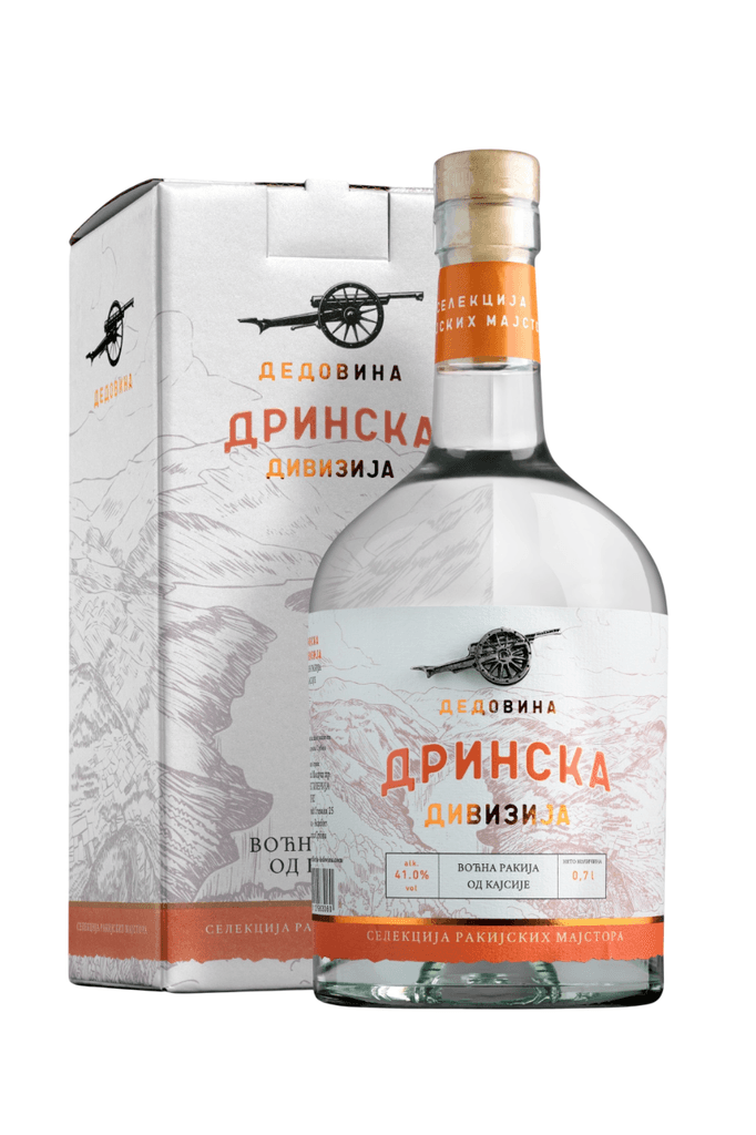 Drinska Divizija Rakija voćna od kajsije, 0.7l, Alk. 41.0