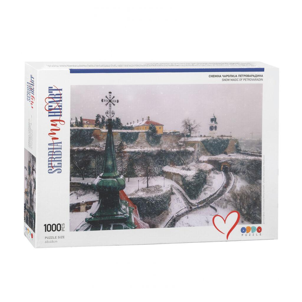 Oddo Puzzle Slagalica Snežna čarolija Petrovaradina Puzzles Serbia My Heart Collection slagalice 960995, 1000 delova
