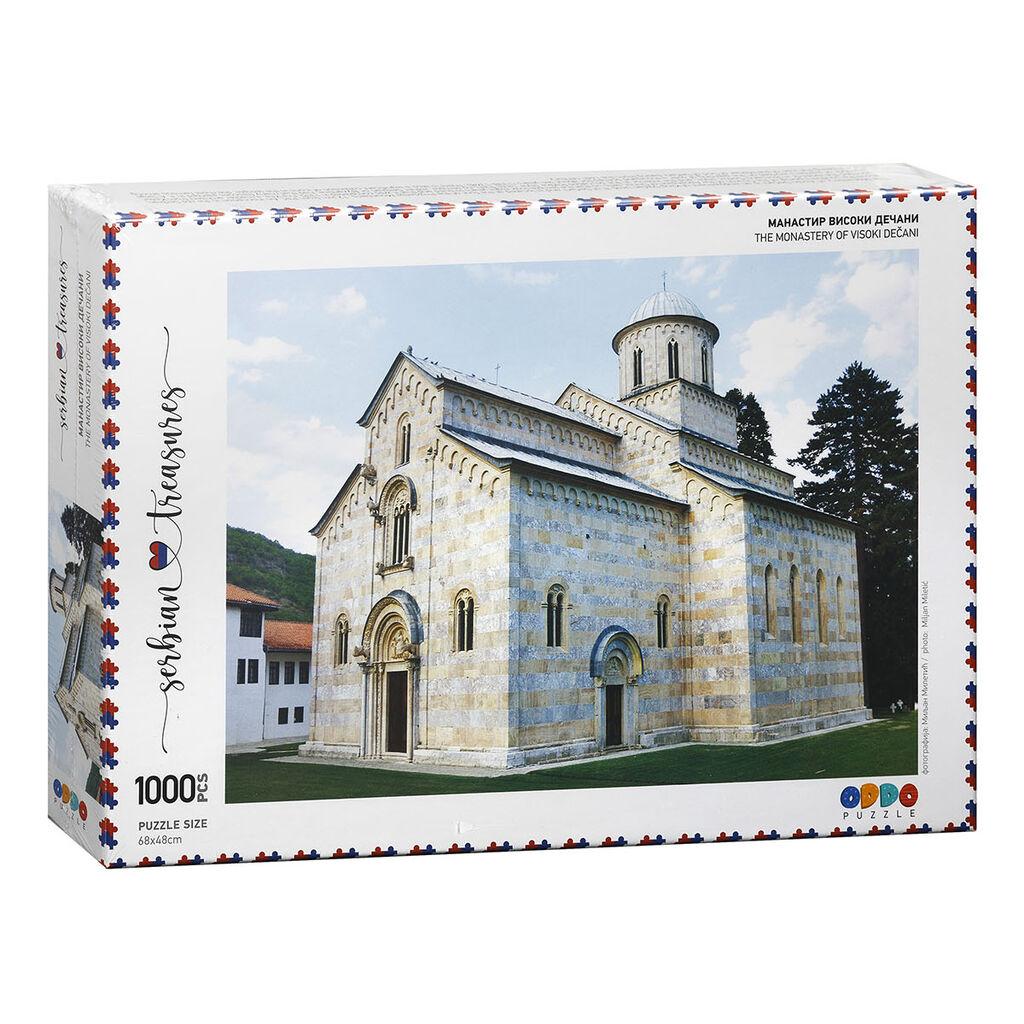Oddo Puzzle Slagalica Manastir Visoki Dečani Puzzles Serbian Treasures Collection 960292, 1000 delova