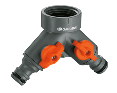 GARDENA Razvodni dvokanalni ventil 1"-3/4"na 2x1/2"