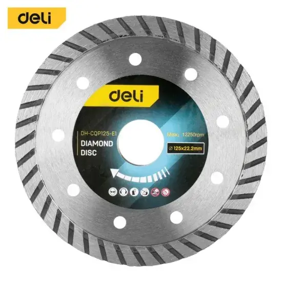 DELI Dijamantska rezna ploča Turbo 125m