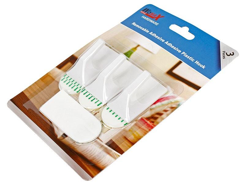 WOMAX Vešalica, 3 komada, Bele