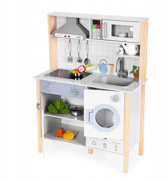 Eco Toys Set Dečija kuhinja sa zvučnim i svetlosnim efektima, 6 komada
